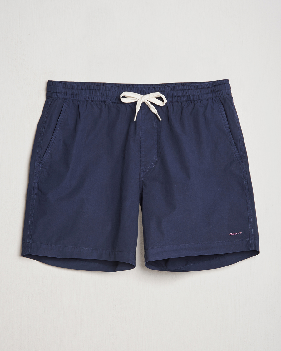Herren | Shorts | GANT | Drawcord Cotton Shorts Marine
