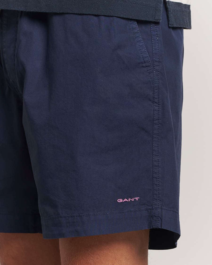 Herren | Shorts | GANT | Drawcord Cotton Shorts Marine