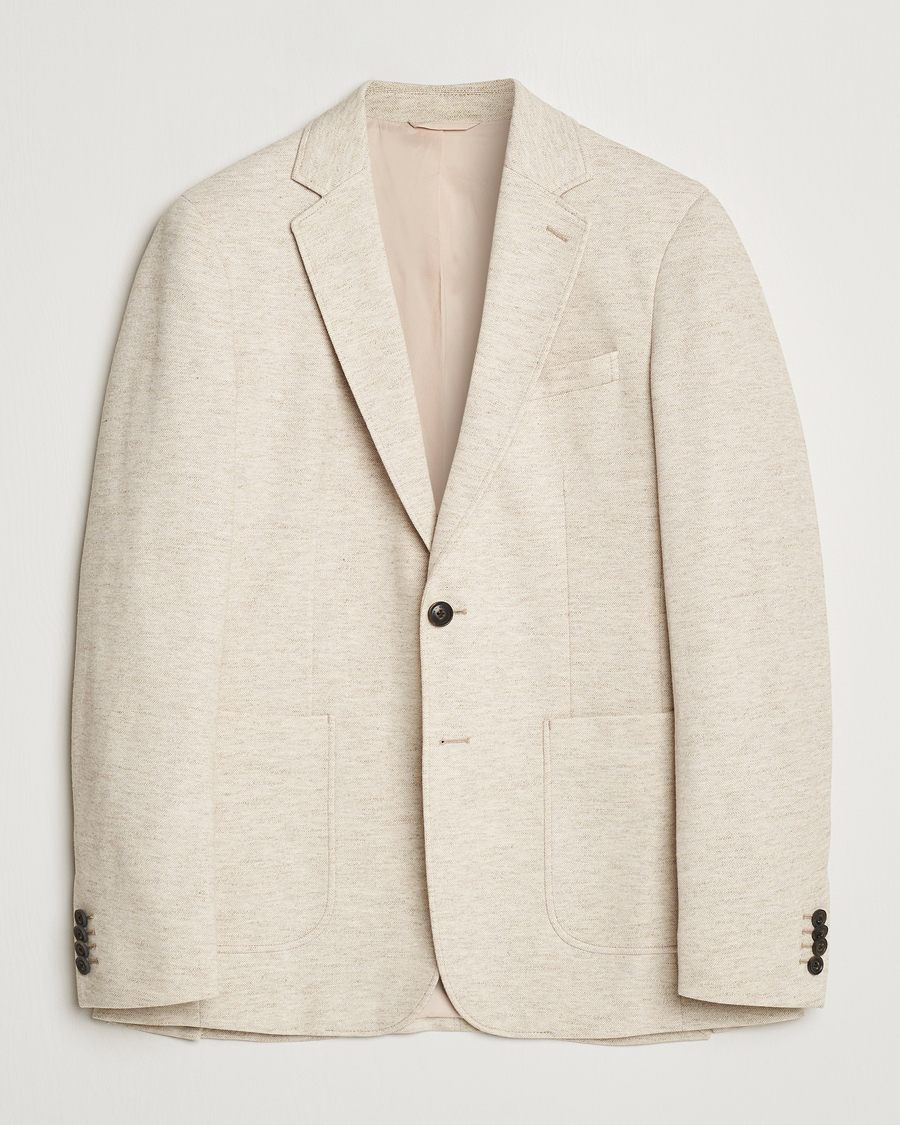 Herren | Sakkos | GANT | Slim Cotton/Linen Jersey Blazer Seed Melange