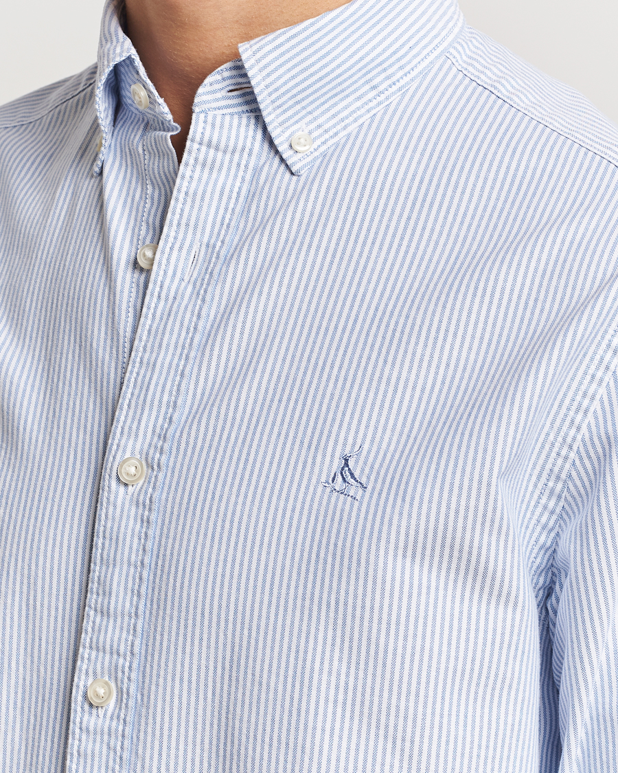 Herren | Hemden | Charles Tyrwhitt | Button Down Stretch Oxford Shirt Blue/Whte