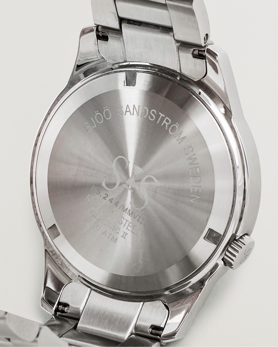 Herren | Sjöö Sandström Pre-Owned Royal Steel 41mm Silver | Sjöö Sandström Pre-Owned | Royal Steel 41mm Silver