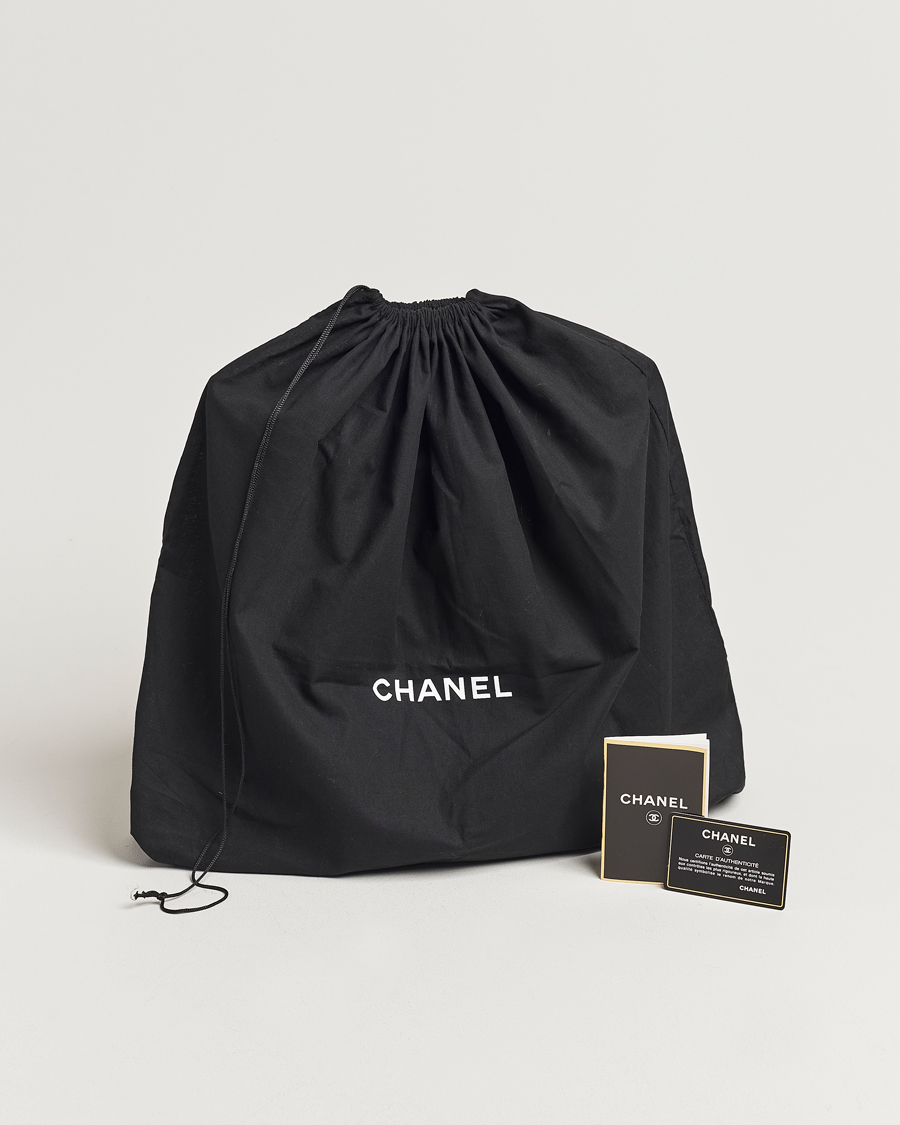 Herren | Chanel Pre-Owned Chain Tote Bag Black | Chanel Pre-Owned | Chain Tote Bag Black