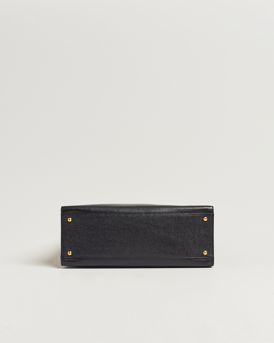 Herren | Chanel Pre-Owned Chain Tote Bag Black | Chanel Pre-Owned | Chain Tote Bag Black