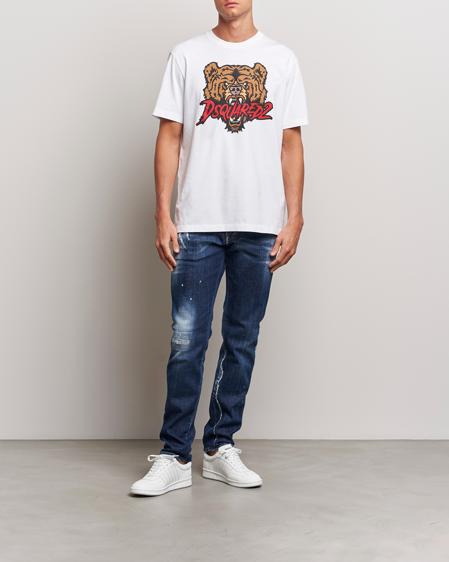 Herren | T-Shirts | Dsquared2 | Bear T-Shirt White