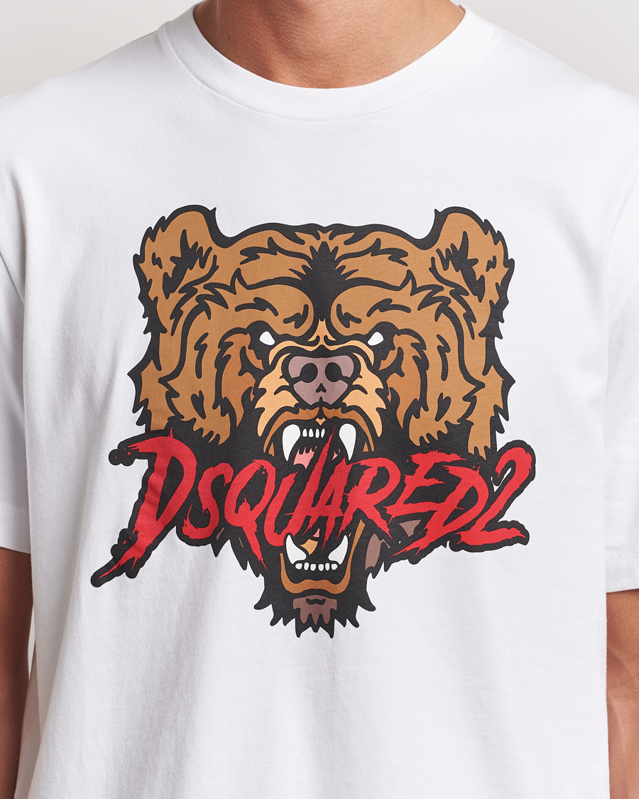 Herren | T-Shirts | Dsquared2 | Bear T-Shirt White