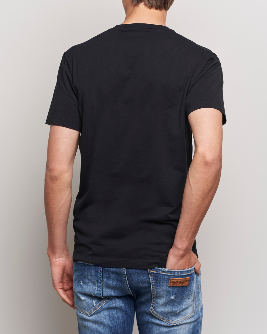 Herren | T-Shirts | Dsquared2 | Small Leaf T-Shirt Black