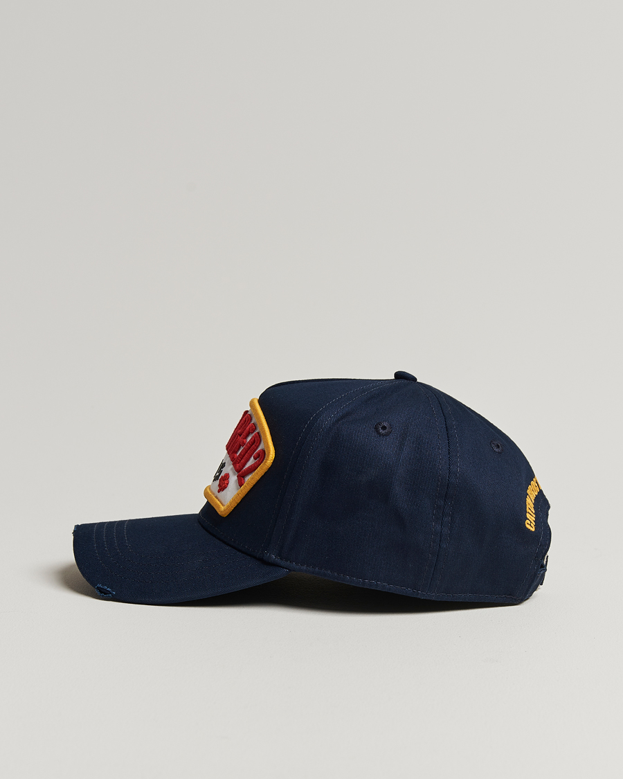 Herren | Dsquared2 Logo Baseball Cap Navy | Dsquared2 | Logo Baseball Cap Navy