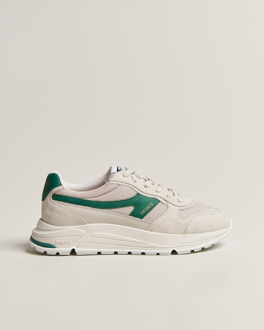 Herren | Axel Arigato Rush-A Sneaker Beige/Green | Axel Arigato | Rush-A Sneaker Beige/Green