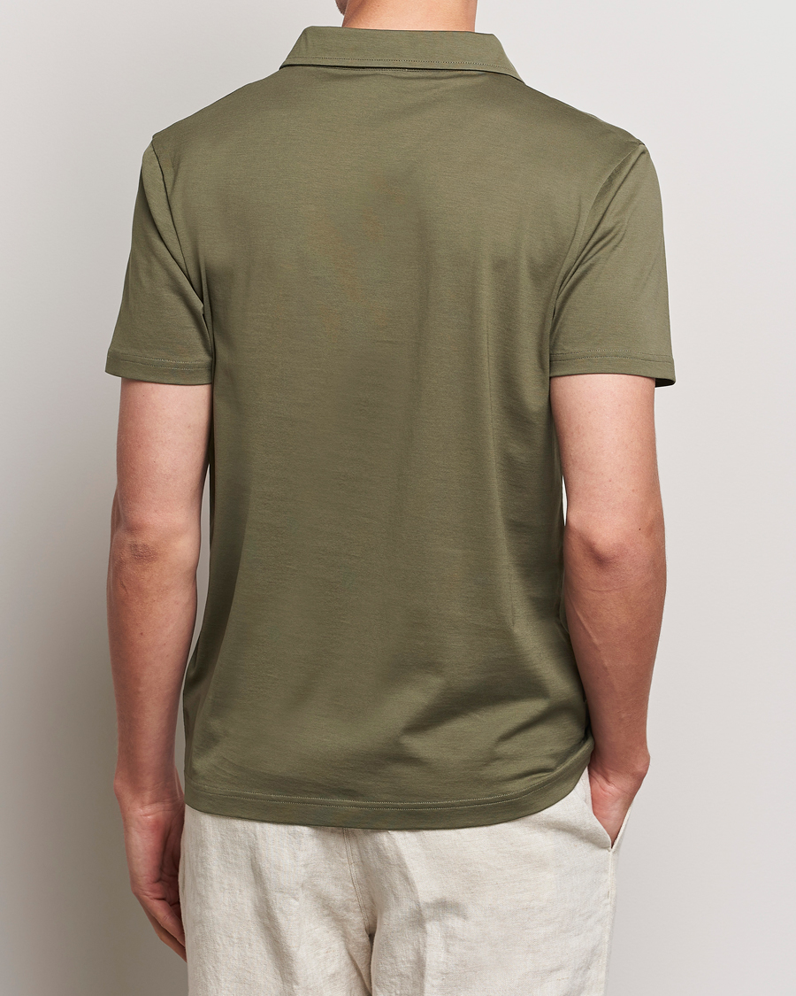 Herren | Poloshirts | Sunspel | Cotton Jersey Polo Khaki