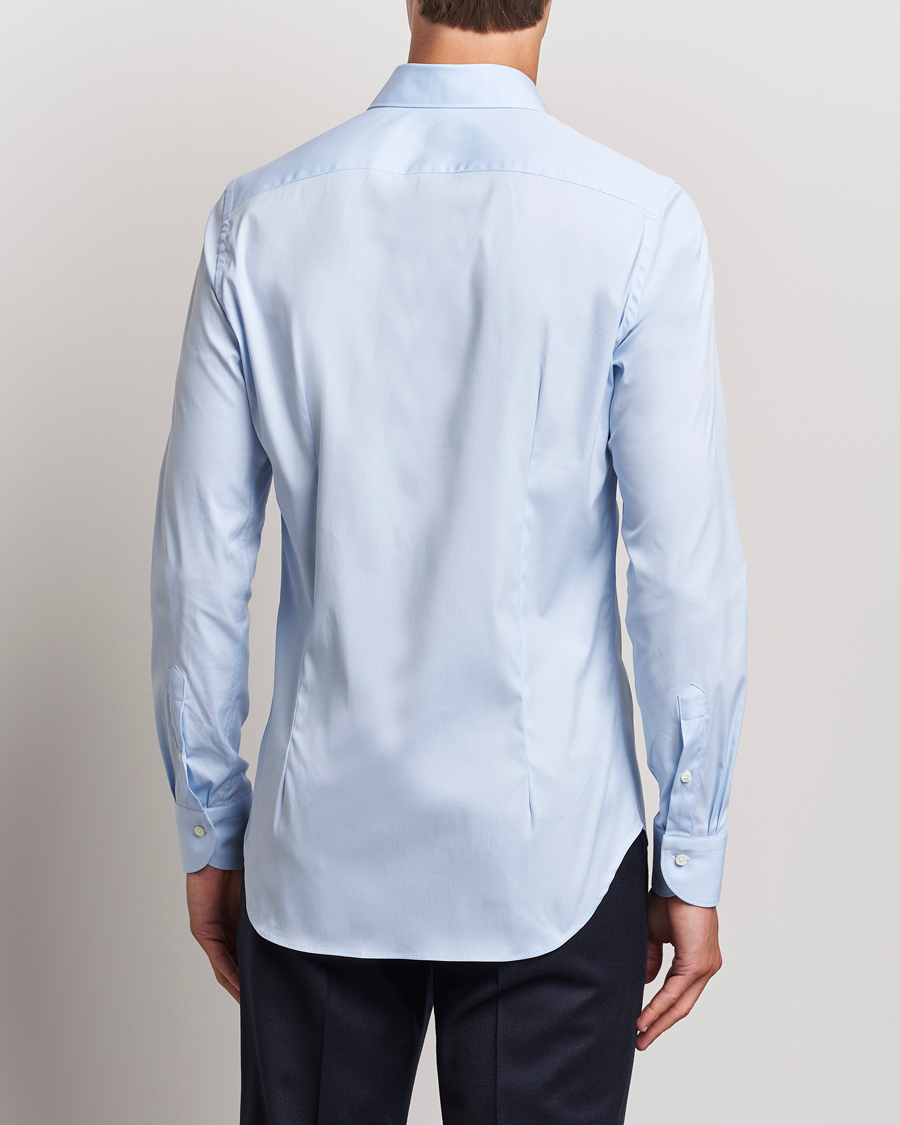 Herren | Hemden | Canali | Slim Fit Cotton/Stretch Shirt Light Blue