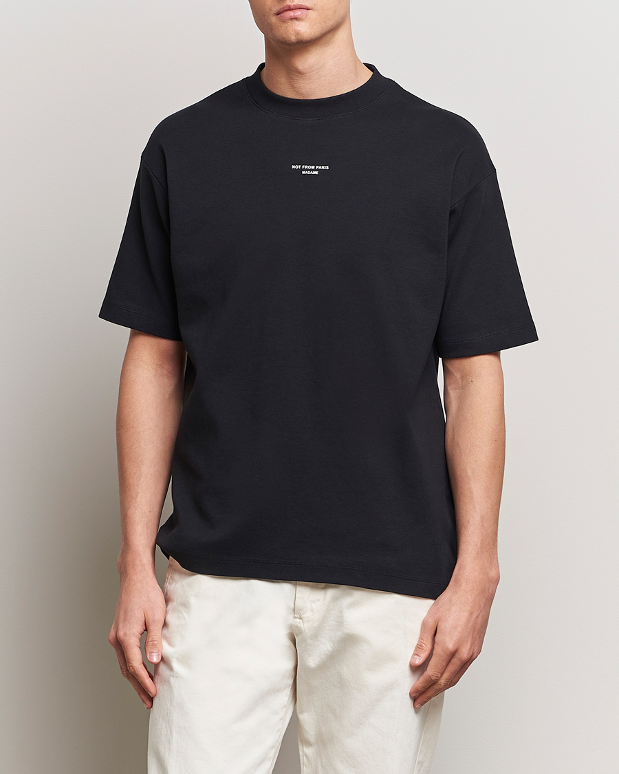 Herren | Kleidung | Drôle de Monsieur | Classic Slogan T-Shirt Black