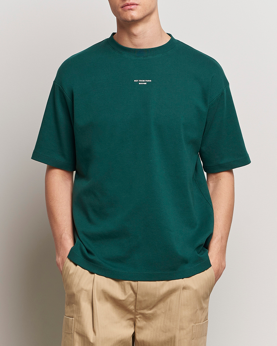 Herr | T-Shirts | Drôle de Monsieur | Classic Slogan T-Shirt Dark Green