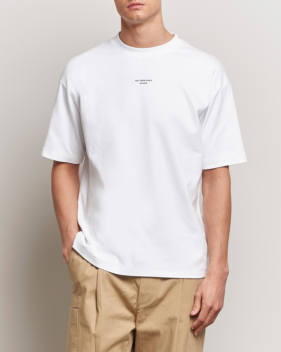 Herr | T-Shirts | Drôle de Monsieur | Classic Slogan T-Shirt Optic White