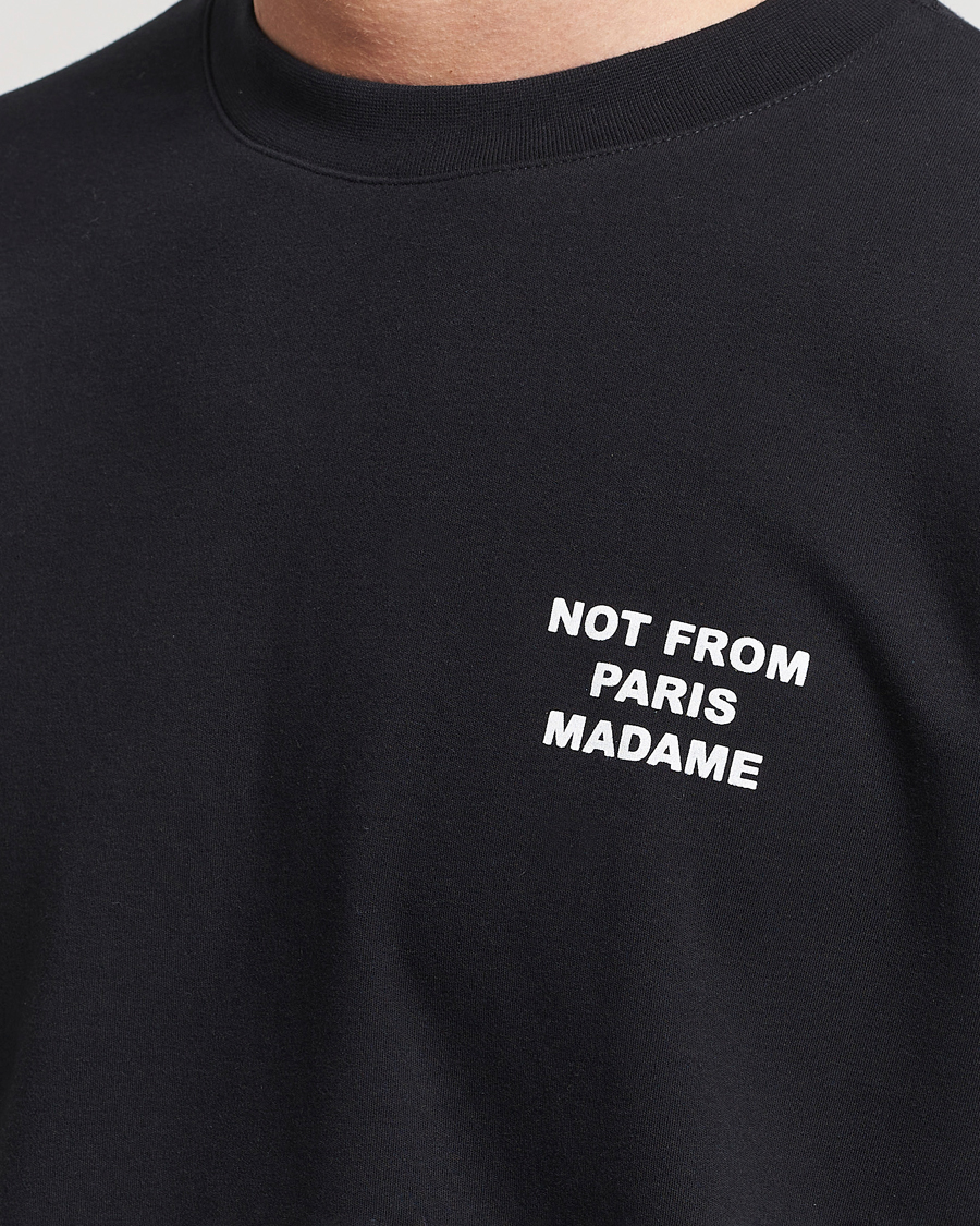 Herren | T-Shirts | Drôle de Monsieur | Slogan T-Shirt Black