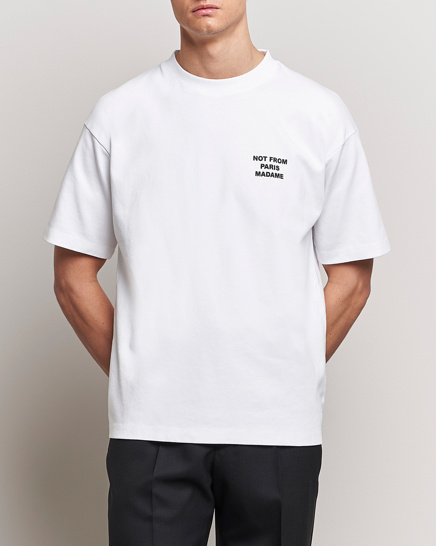 Herren | T-Shirts | Drôle de Monsieur | Slogan T-Shirt Optic White