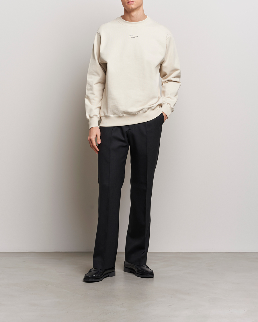 Herren | Pullover | Drôle de Monsieur | Classic Slogan Sweatshirt Mastic