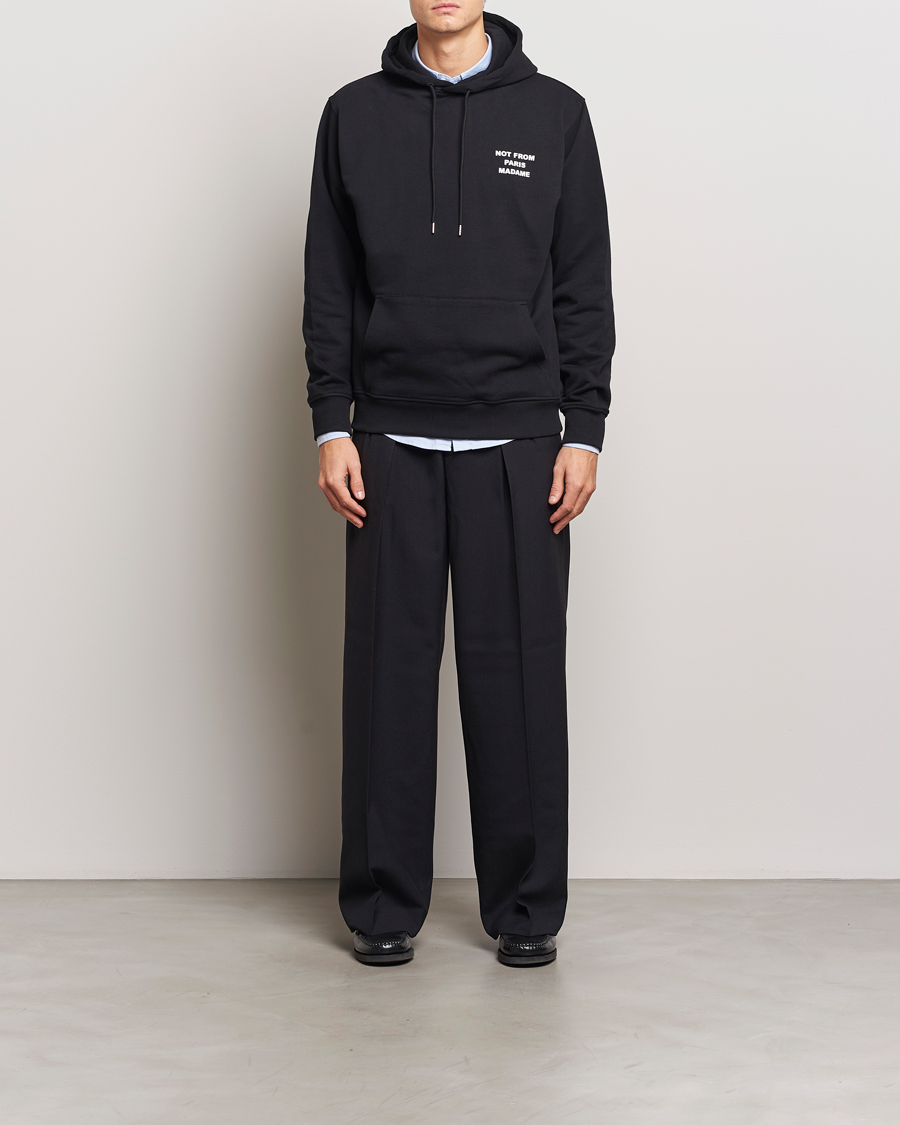 Herren | Pullover | Drôle de Monsieur | Slogan Hoodie Black