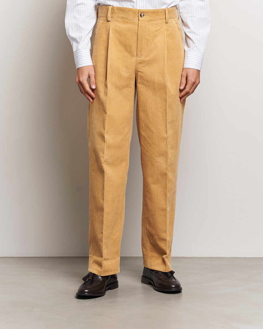 Herren | Hosen | GANT 240 Mulberry Street | Corduroy Pants Mustard Grain