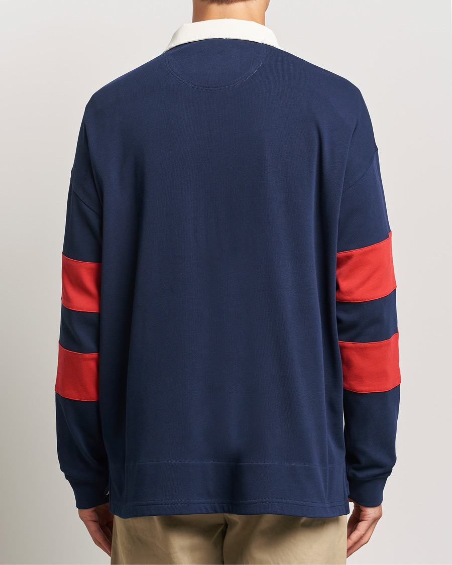 Herren | Pullover | GANT 240 Mulberry Street | Vintage Washed Heavy Rugger Classic Blue