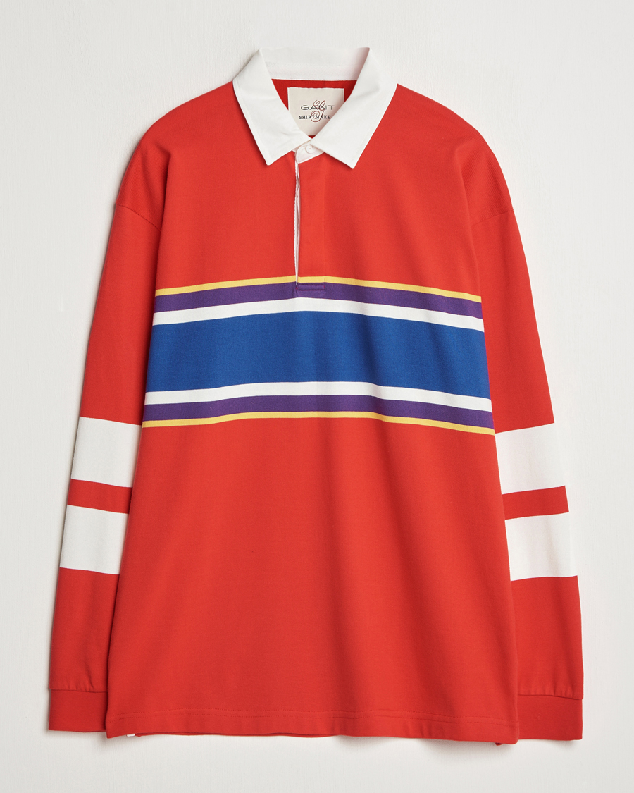 Herren | Pullover | GANT | Vintage Heavy Rugger Bright Red