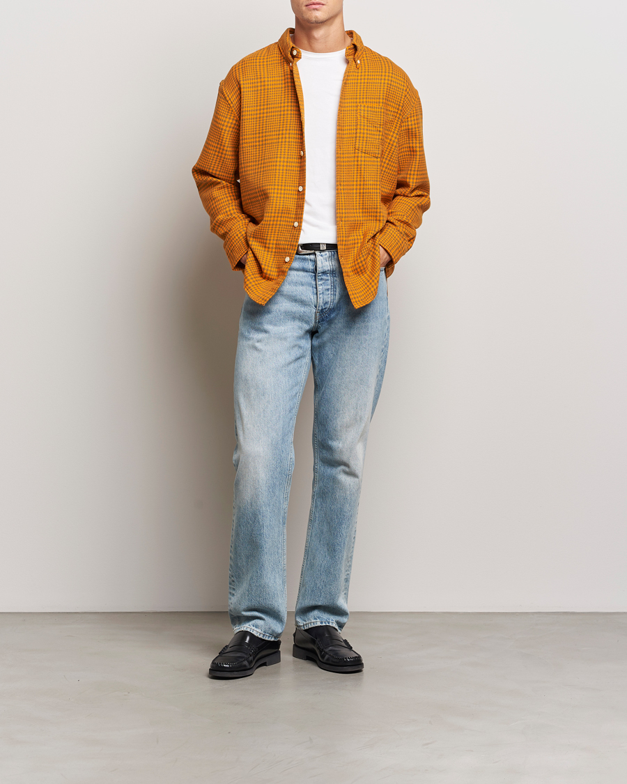 Herren | Hemden | GANT | Rel Houndstooth Shirt Sweet Orange