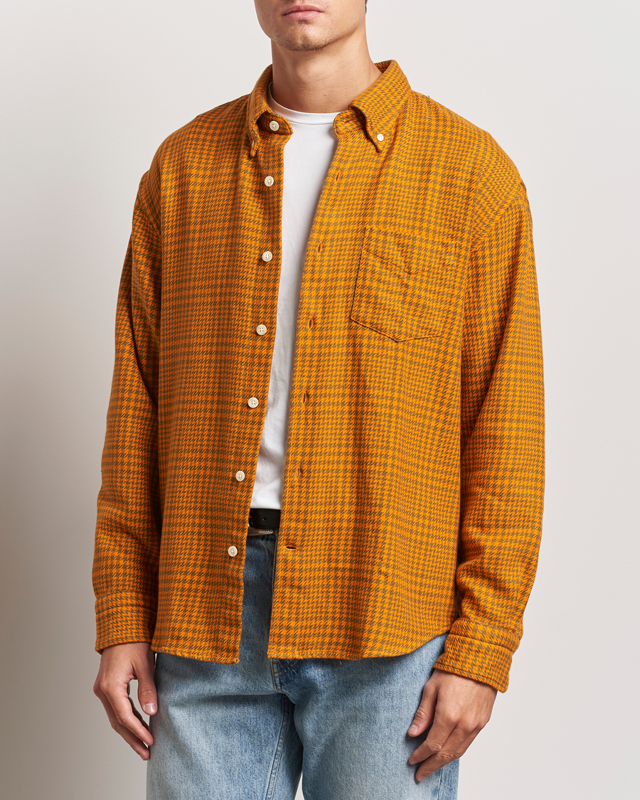 Herren | Hemden | GANT | Rel Houndstooth Shirt Sweet Orange