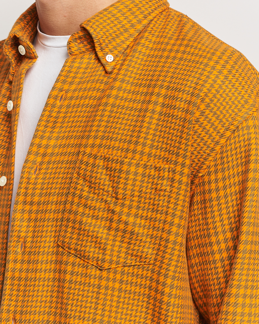 Herren | Hemden | GANT | Rel Houndstooth Shirt Sweet Orange