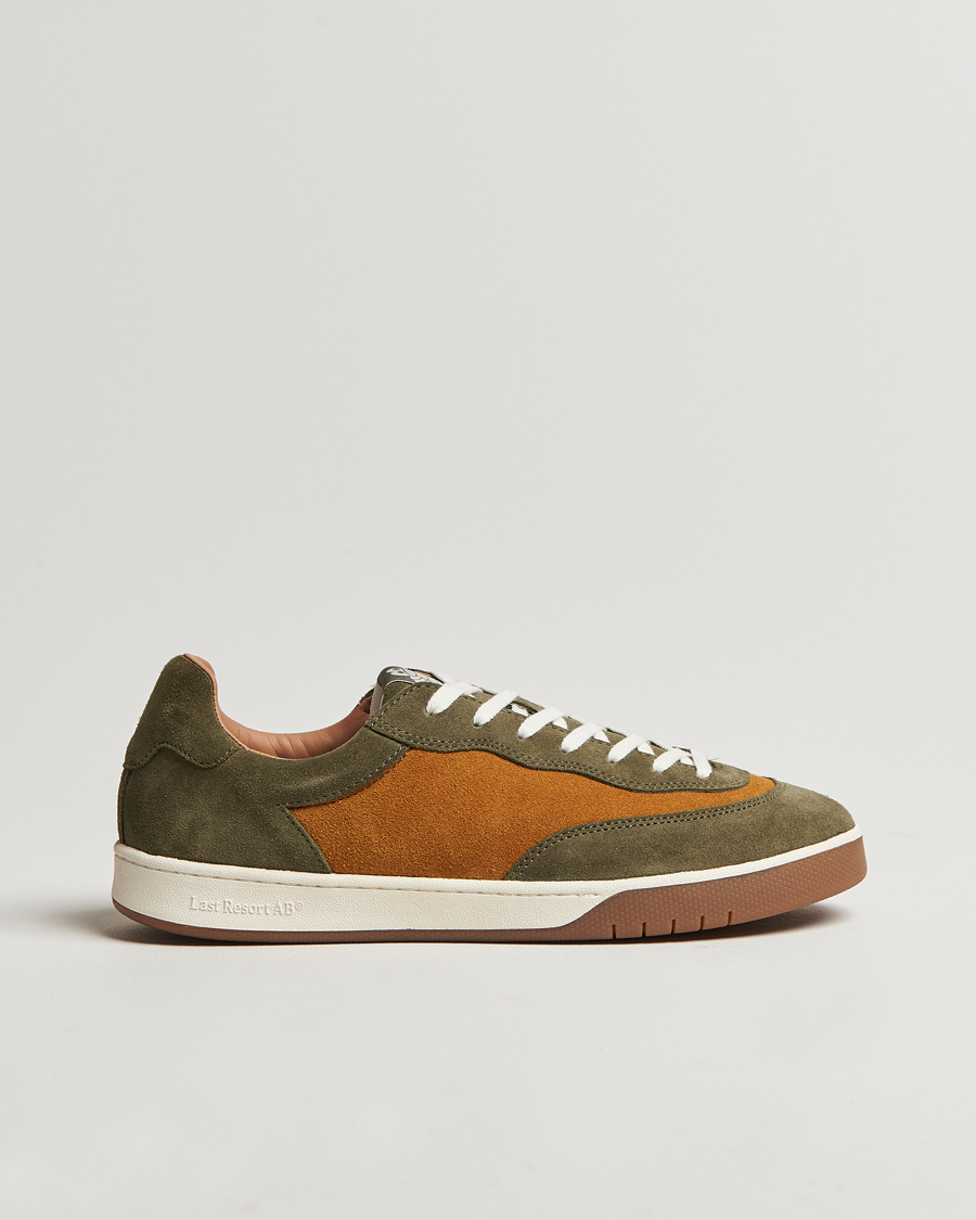 Herren | Last Resort CM001 Suede Sneaker Olive/Golden Brown | Last Resort | CM001 Suede Sneaker Olive/Golden Brown