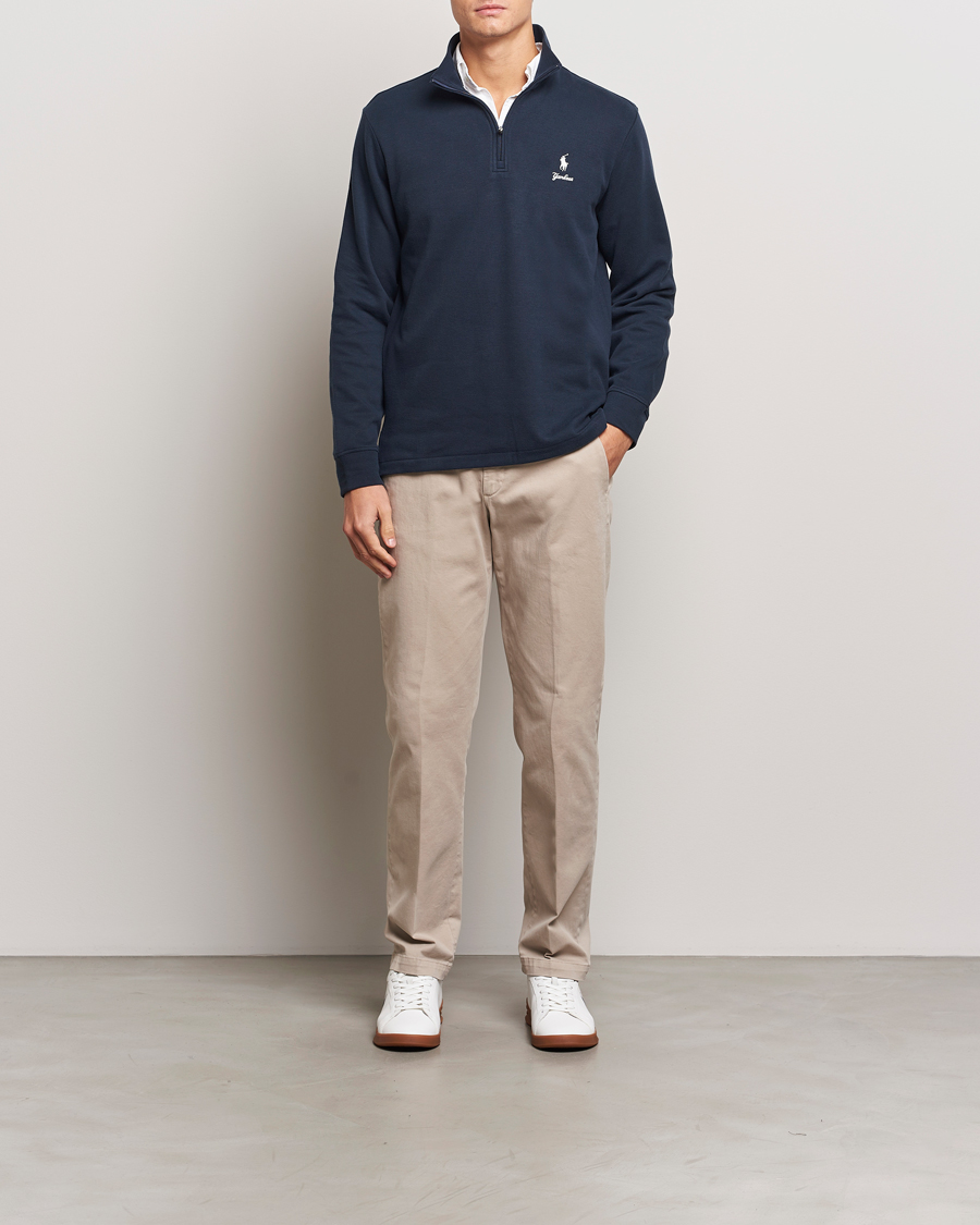 Herren | Pullover | Polo Ralph Lauren | MLB Yankees Half-zip Aviator Navy