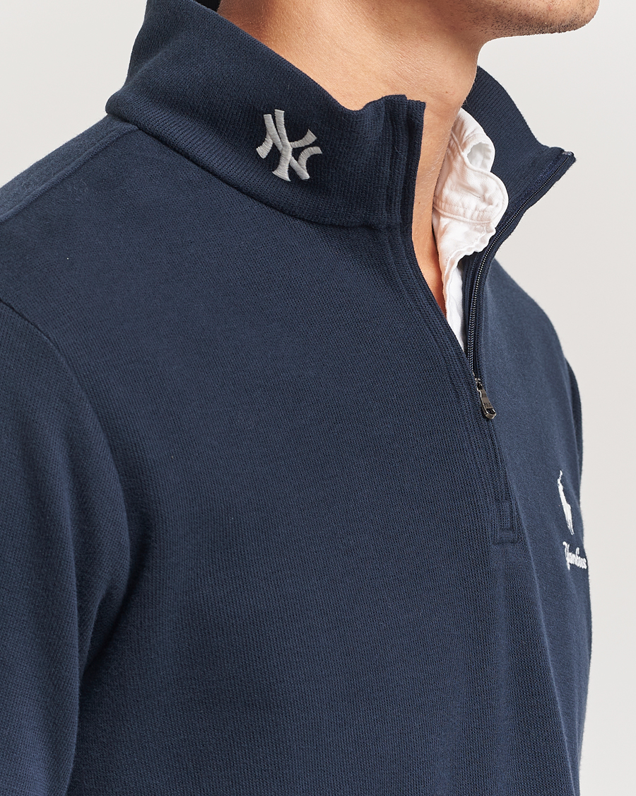 Herren | Pullover | Polo Ralph Lauren | MLB Yankees Half-zip Aviator Navy