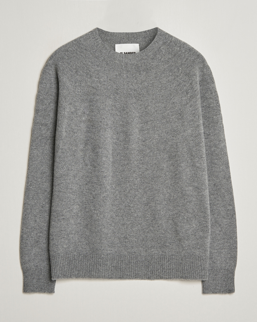 Herren | Pullover | Jil Sander | Seamless Crew Neck Sweater Grey Melange