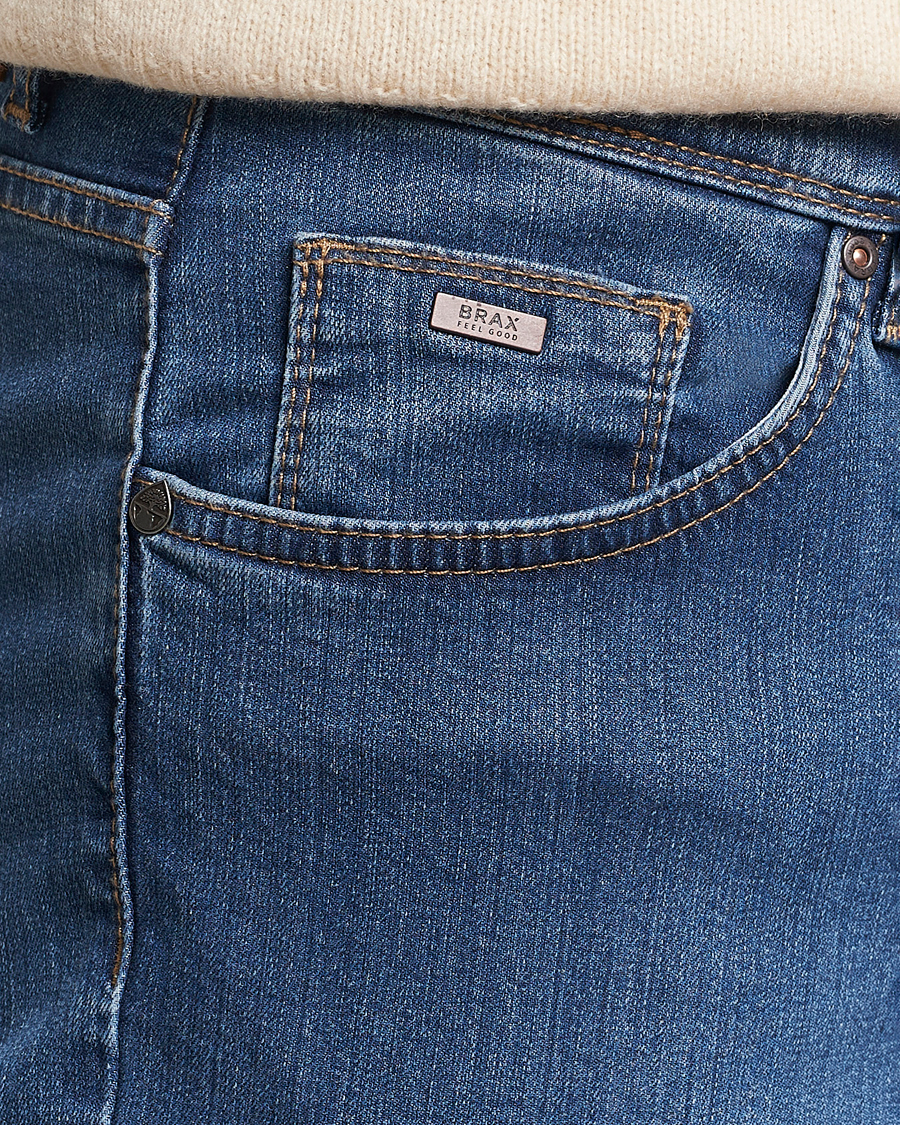 Herren | Hosen | Brax | Cadiz Premium Flex Denim Blue Used