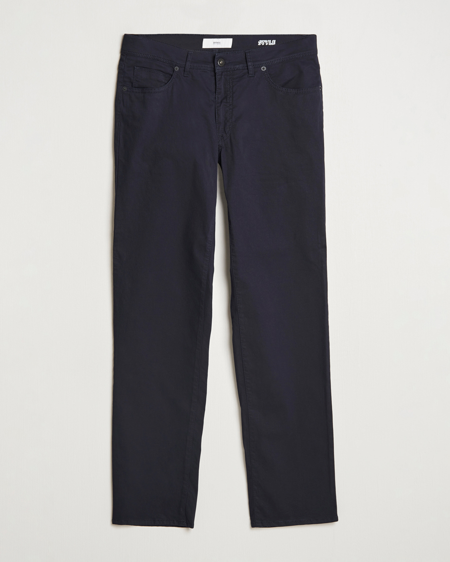 Herren | Hosen | Brax | Cadiz Cotton Satin 5-Pocket Pants Perma Blue