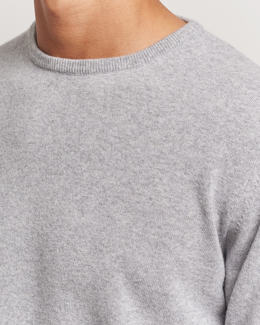 Herren | Pullover | Morgano | Wool/Cashmere Crewneck Mid Grey