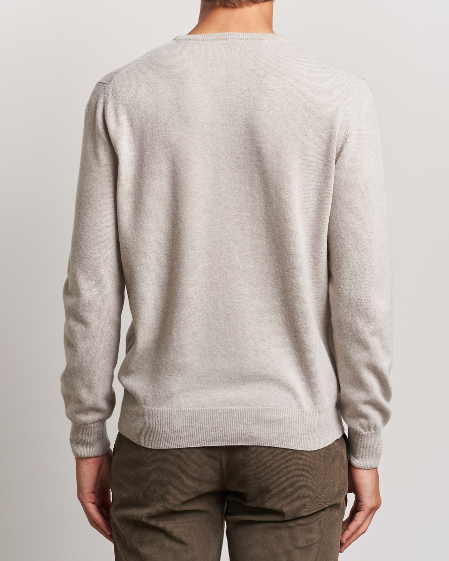 Herren | Pullover | Morgano | Wool/Cashmere Crewneck Beige