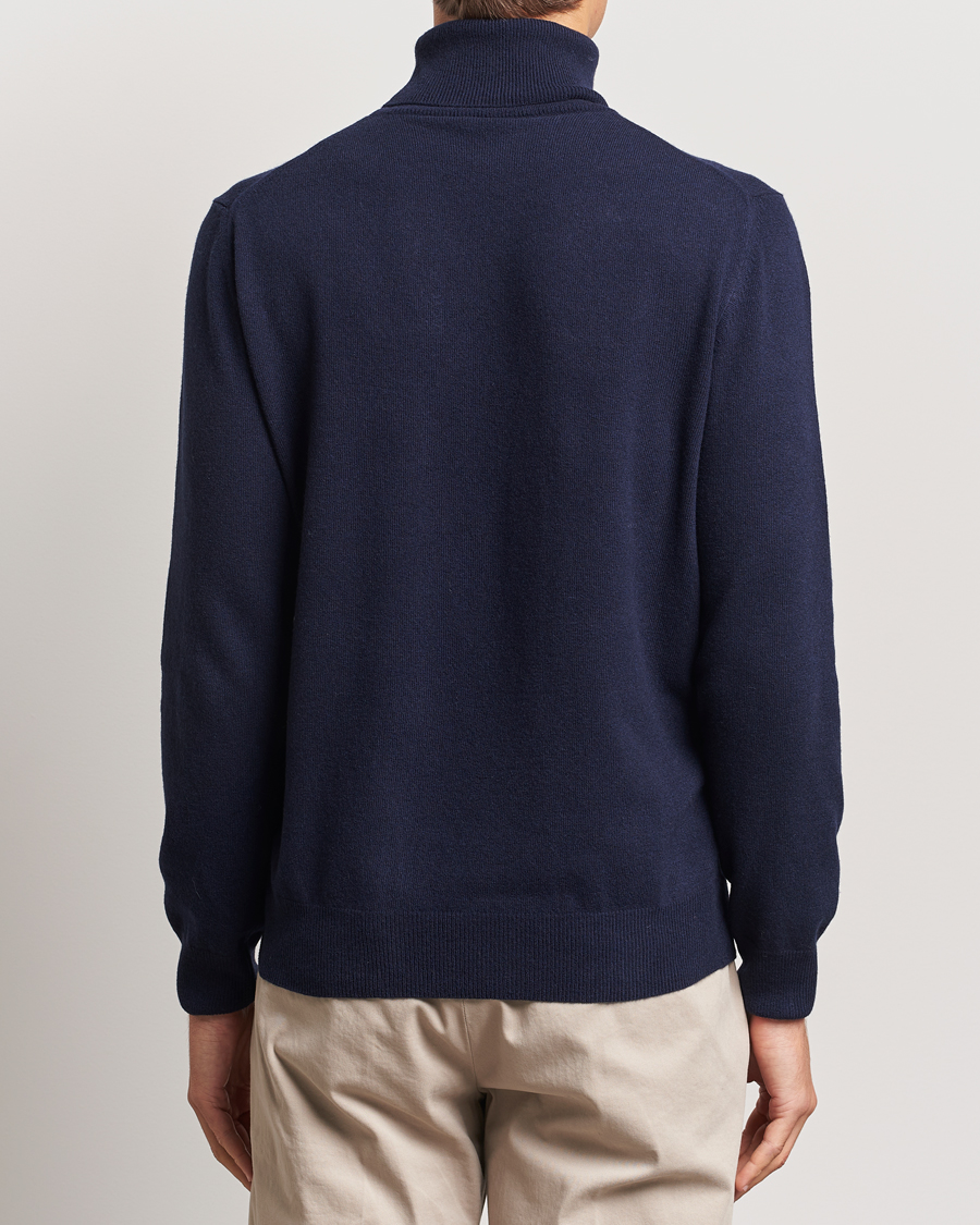 Herren | Pullover | Morgano | Wool/Cashmere Rollneck Navy