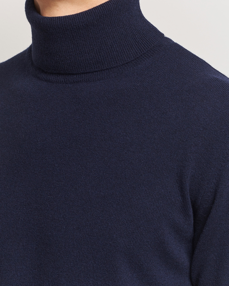 Herren | Pullover | Morgano | Wool/Cashmere Rollneck Navy