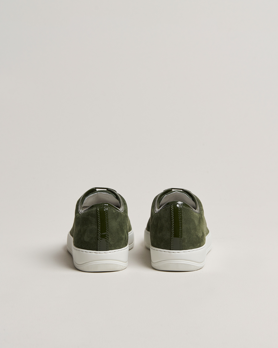 Herren | Lanvin Patent Cap Toe Sneaker Olive | Lanvin | Patent Cap Toe Sneaker Olive