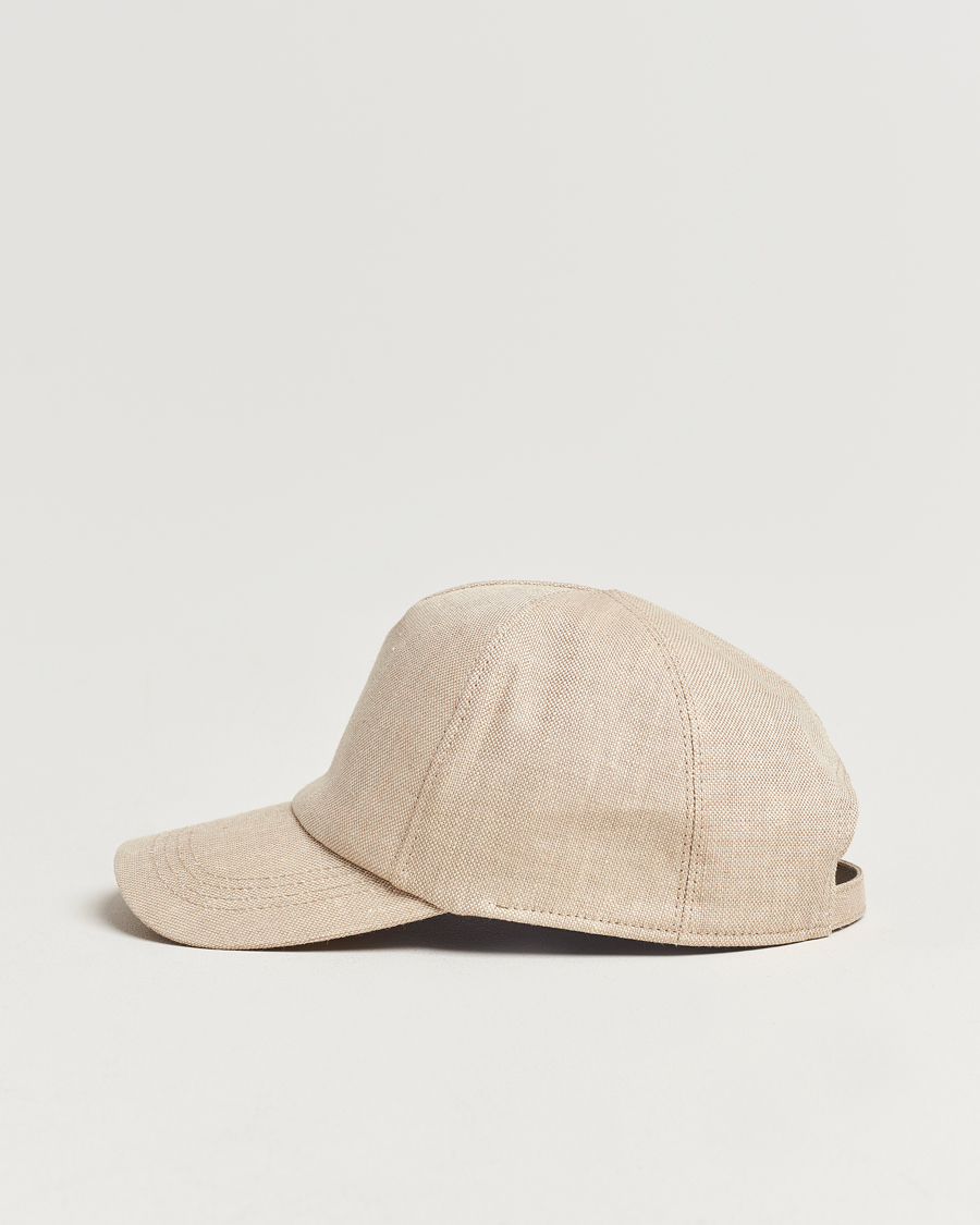 Herren | Wigéns Baseball Linen Cap Sand | Wigéns | Baseball Linen Cap Sand