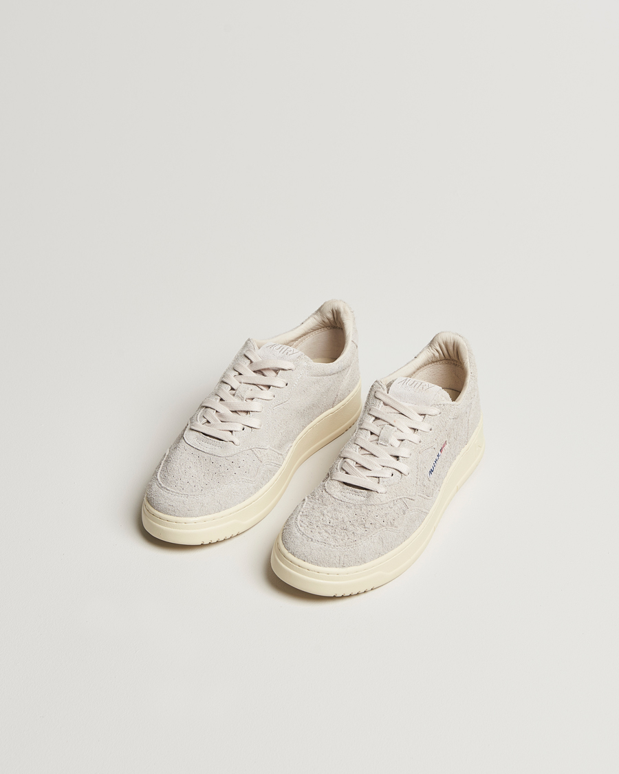 Herren | Autry Medalist Low Suede Sneaker White | Autry | Medalist Low Suede Sneaker White