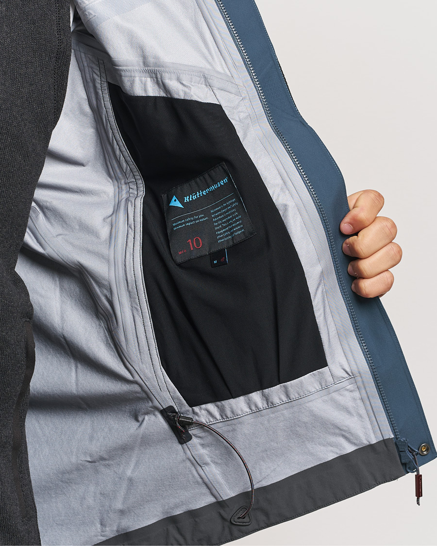 Herren | Jacken | Klättermusen | Asynja Lightweight Waterproof Jacket Midnight Blue