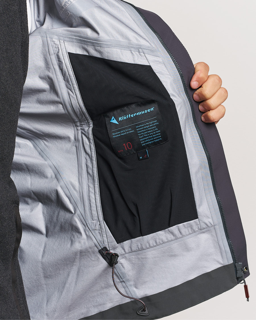 Herren | Jacken | Klättermusen | Asynja Lightweight Waterproof Jacket Raven