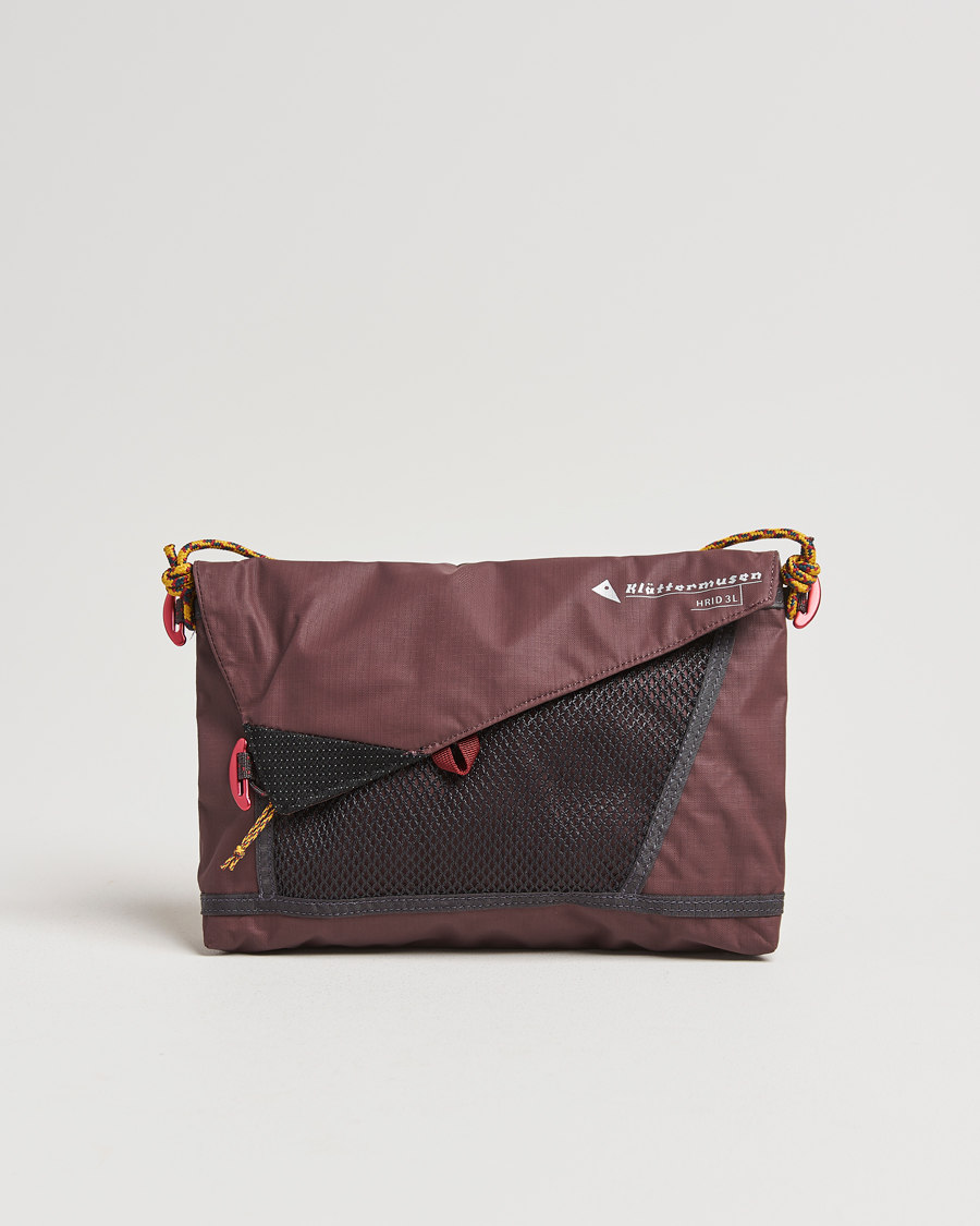 Herren | Klättermusen Hrid 3L Accessory Bag Amaranth Red | Klättermusen | Hrid 3L Accessory Bag Amaranth Red