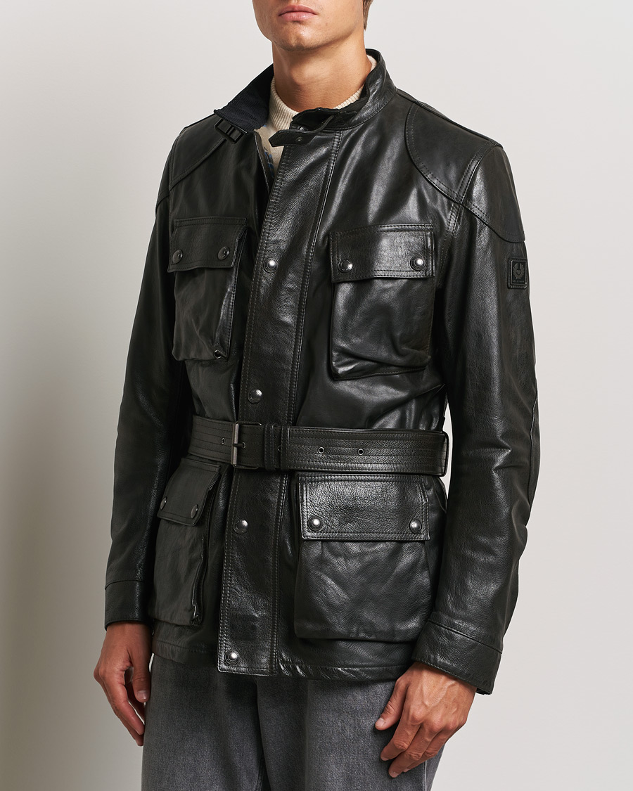 Herren | Jacken | Belstaff | Trailmaster Panther Leather Jacket Black