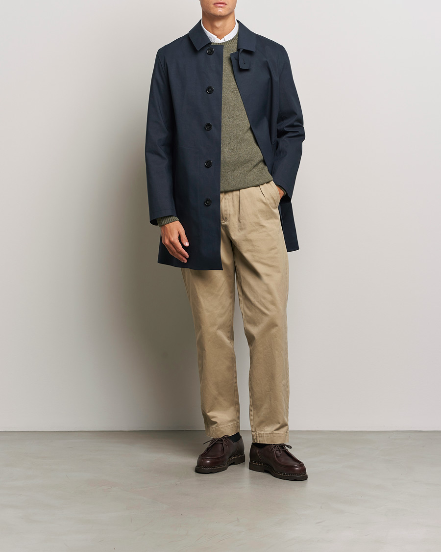 Herren | Jacken | Mackintosh | Dunkeld Short Coat Navy