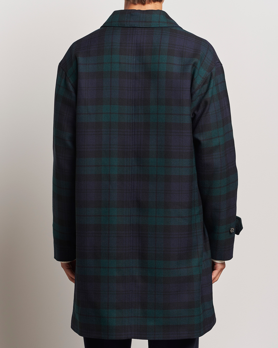 Herren | Jacken | Mackintosh | Wool Soho Tartan Coat Blackwatch