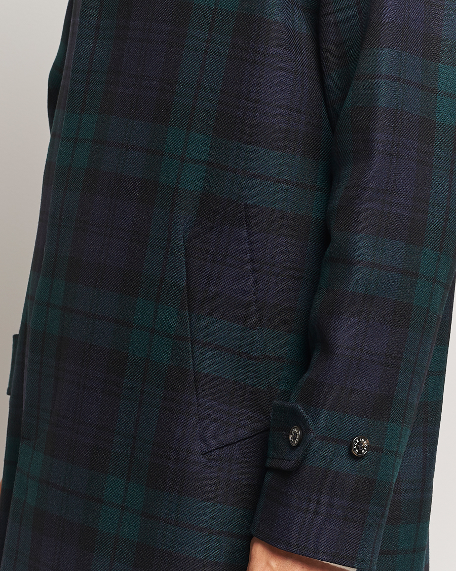 Herren | Jacken | Mackintosh | Wool Soho Tartan Coat Blackwatch