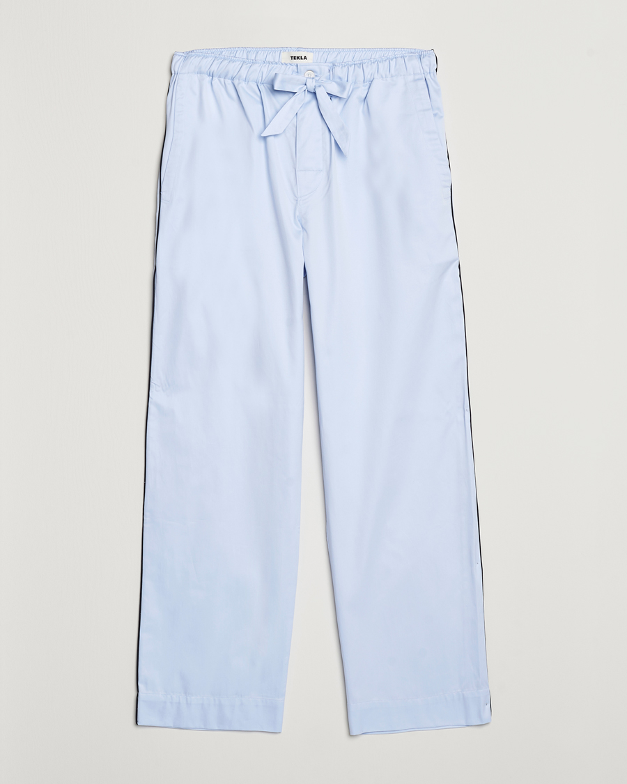 Herren | Tekla Sateen Pyjama Pants Bellhop Blue | Tekla | Sateen Pyjama Pants Bellhop Blue