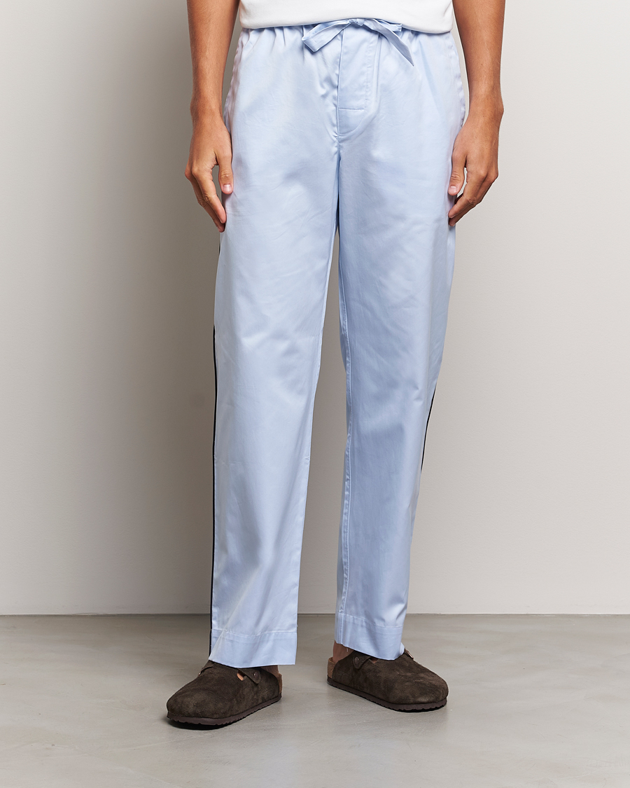 Herren | Tekla Sateen Pyjama Pants Bellhop Blue | Tekla | Sateen Pyjama Pants Bellhop Blue