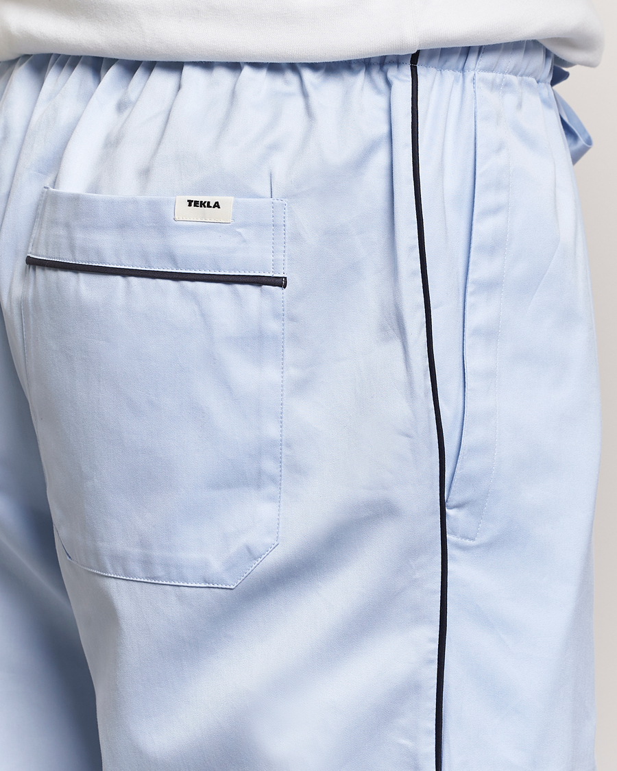 Herren | Tekla Sateen Pyjama Pants Bellhop Blue | Tekla | Sateen Pyjama Pants Bellhop Blue